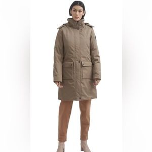 NWT Toboggan parka winter coat for -30*c weather women in Tan size S chest 40”